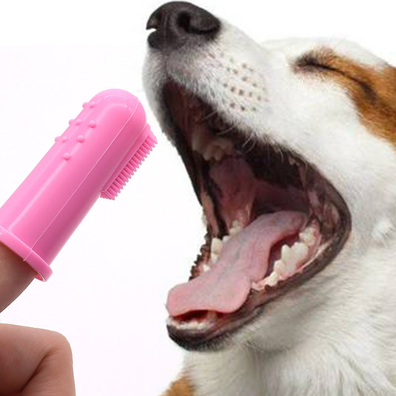 Cepillo Dental de Dedo para Perros y Gatos