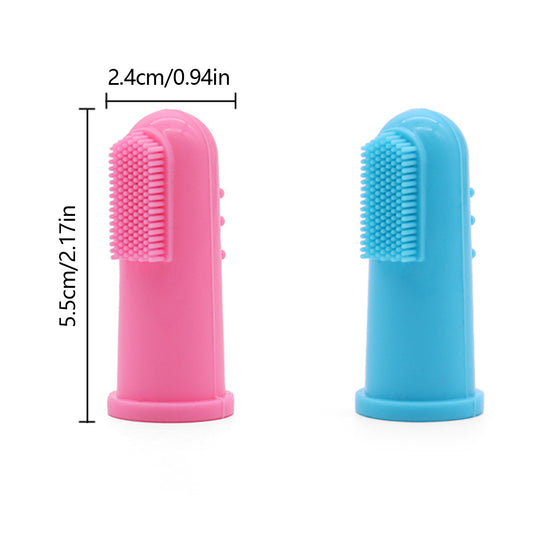 Cepillo Dental de Dedo para Perros y Gatos
