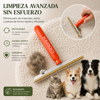 Cepillo Quitapelos de Mascotas con Mango Extensible