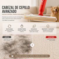 Cepillo Quitapelos de Mascotas con Mango Extensible